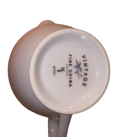 10 piece vintage fine china 4 teacups+4 saucers+1sugar bowl+creamer -Japan #6701 - Picture 14 of 16